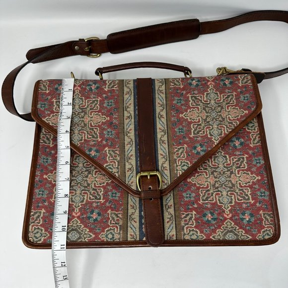 Elliva Boston Laptop Travel Bag Leather trim - Picture 9 of 16